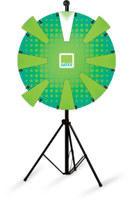 Home 5 prize spin wheel magnetic green